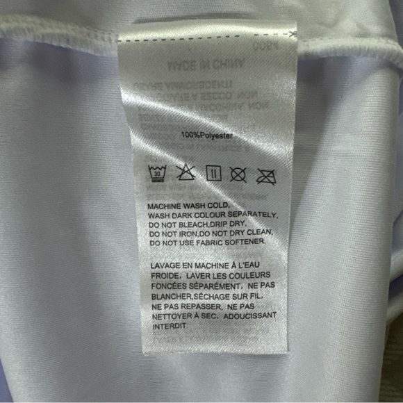 NWT Mens Midubi Exercise Shirt With Sun Protection Long Sleeve Quick White 2XL - Picture 4 of 11